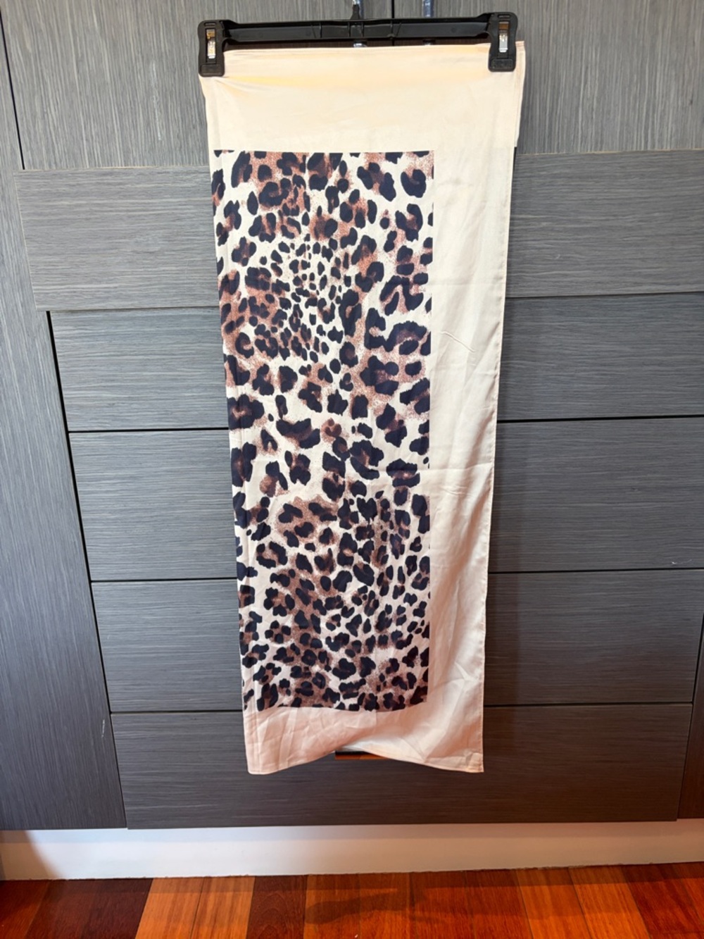 Leopard Print sarong  - Cream and Brown Animal Print